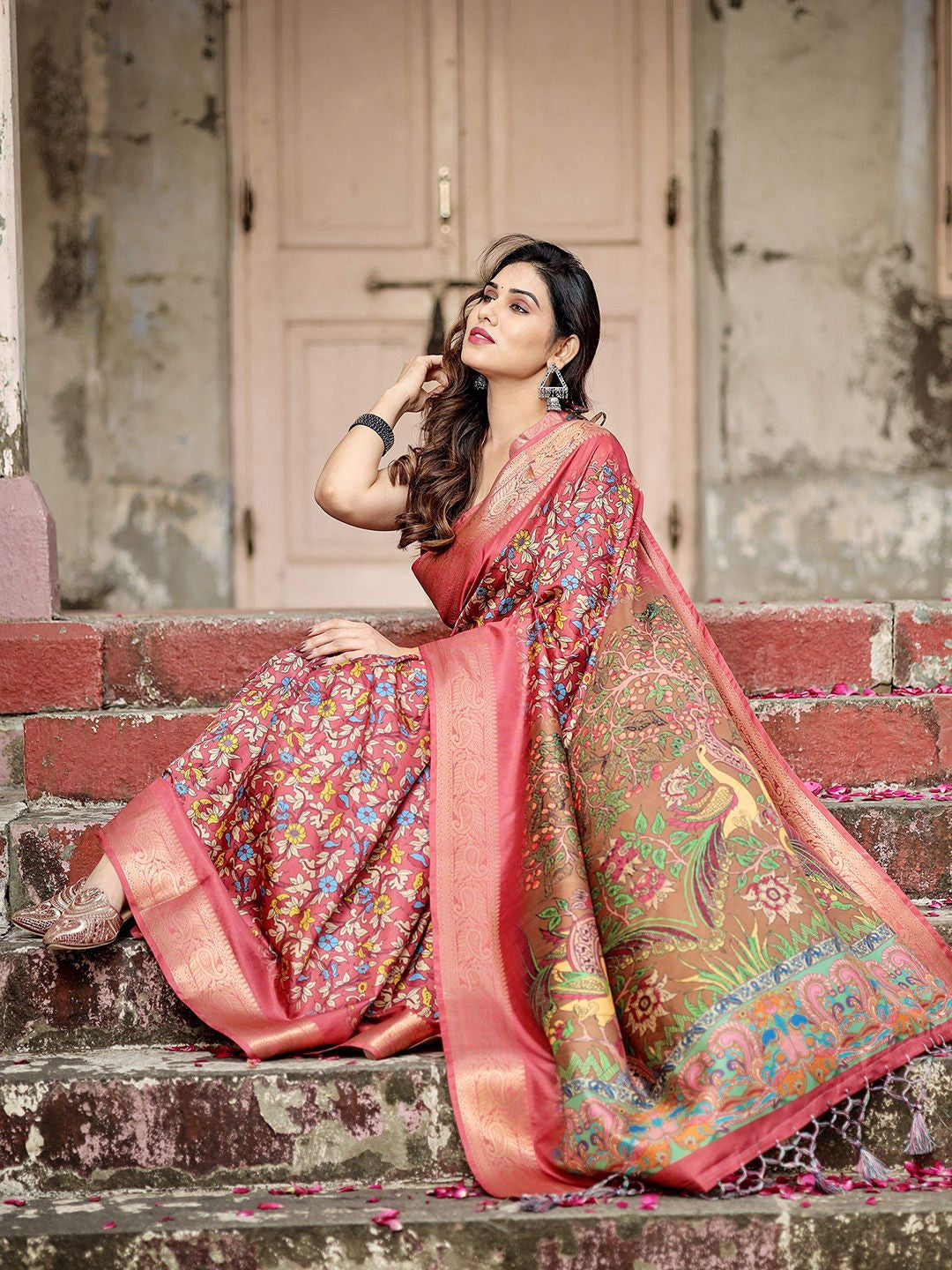 Rich pure silk colour